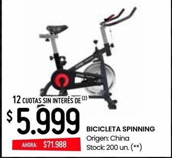 Changomas Bicicleta spinning oferta