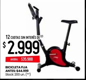 Changomas Bicicleta fija oferta
