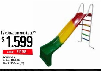 Changomas Tobogan oferta
