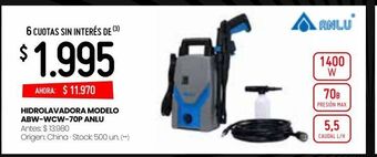 Changomas Hidrolavadora anlu oferta