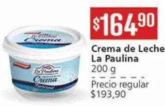 Supermercados Aiello Crema de leche la paulina oferta