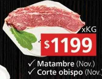 Supermercados Aiello Matambre corte obispo oferta