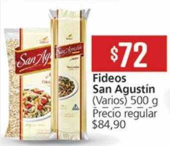 Supermercados Aiello Fideos san agustin oferta