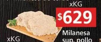 Supermercados Aiello Milanesa sup. pollo oferta