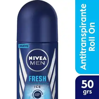 Coto Desodorante antitranspirante nivea men fresh ice roll on x 50 ml oferta