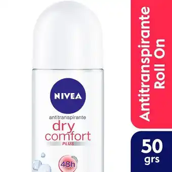 Coto Desodorante antitranspirante femenino nivea dry comfort roll on x 50 ml oferta