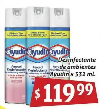 Gomez Pardo Ayudín Desifectante De Ambientes x 332ml oferta