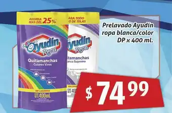 Gomez Pardo Ayudín Prelavado Ropa Blanca Color Dp x 400ml oferta