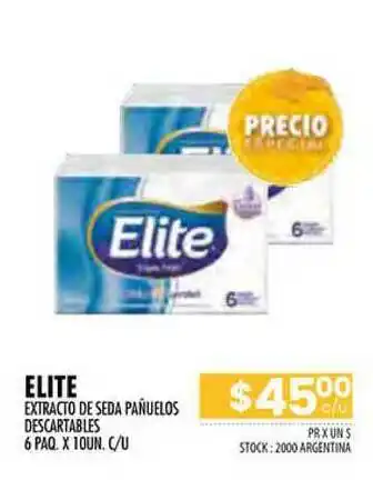 Pigmento Elite Extracto De Seda Pañuelos Descartables oferta