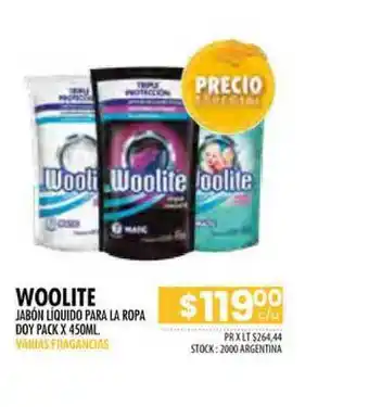 Pigmento Woolite Jabón Líquido Para La Ropa Doy Pack oferta