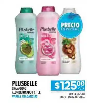 Plusbelle Shampoo O Acondicionador