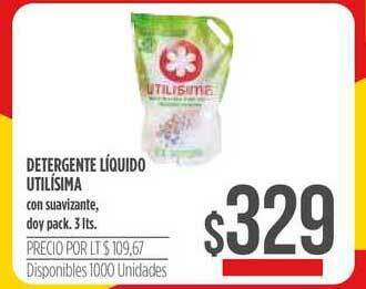 Supermercados Vea Detergente Líquido Utilísima 3lts oferta