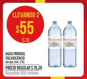 Supermercados Vea Agua Mineral Villavicencio oferta