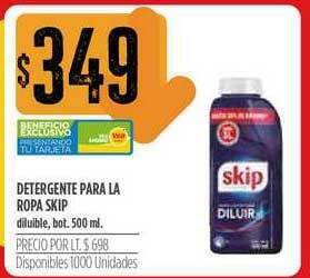 Supermercados Vea Skip Detergente Para La Ropa oferta