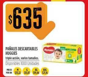 Supermercados Vea Pañales Descartables Huggies oferta