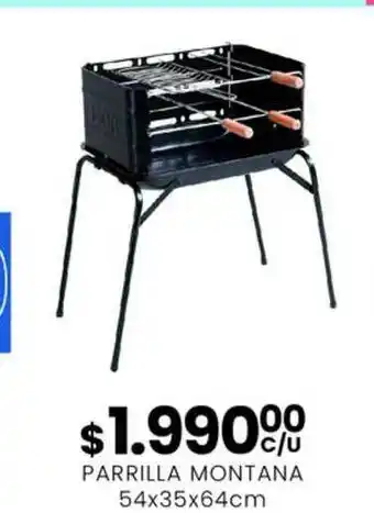 Parrilla Montana 54x35x64cm