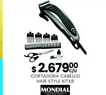 Supermercados Toledo Cortadora Cabello Hair Style Kitx8 Mondial oferta