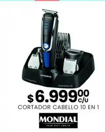 Cortador Cabello 10 En 1 Mondial
