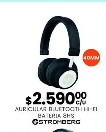 Stromberg Auricular Bleutooth Hi-fi Bateria 8hs