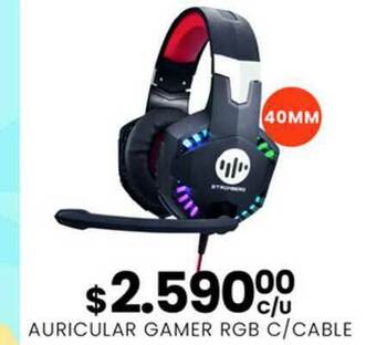 Supermercados Toledo Auricular Gamer Rgb C Cable oferta