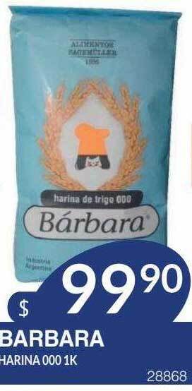Masivos Barbara harina 000 oferta