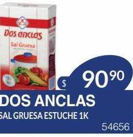 Masivos Dos anclas sal gruesa estuche oferta