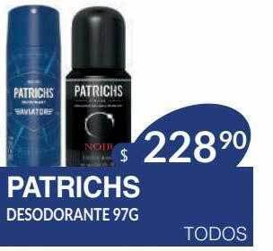 Masivos Patrichs desodorante oferta