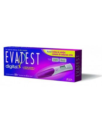 Farmacias Líder Evatest digital test de embarazo con indicador de concepción oferta