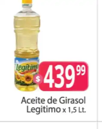 Legitimo Aceite de Girasol