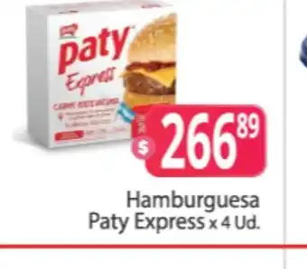 Autoservicio Capo Paty Express Hamburguesa oferta