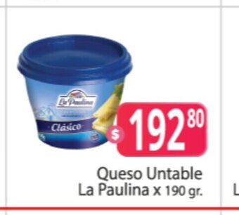 Autoservicio Capo La Paulina Queso Untable oferta