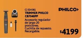 Cetrogar Trimmer cb7040pp 20 posiciones philco oferta