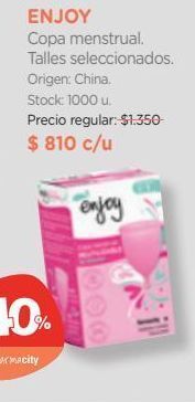 Farmacity Copa menstrual enjoy talle 1 oferta