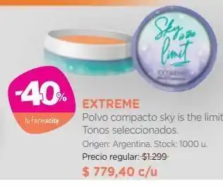 Farmacity Polvo compacto extreme sky is the limit oferta