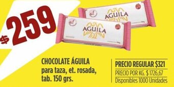 Supermercados Vea Chocolate Águila oferta