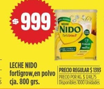 Supermercados Vea Leche Nido oferta