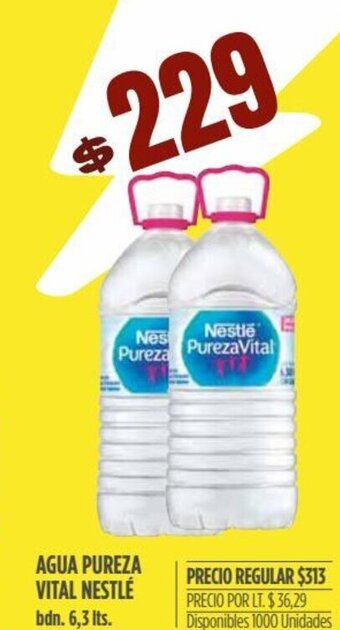Supermercados Vea Agua Pureza Vital Nestlé oferta