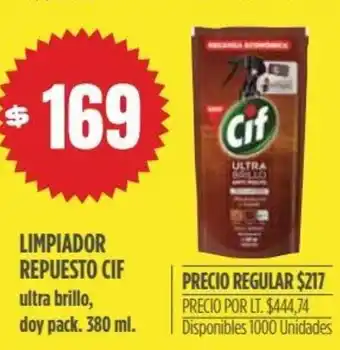 Supermercados Vea Repuesto Cif Limpiador oferta