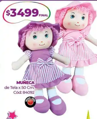 Diarco Muñeca de Tela 50cm oferta