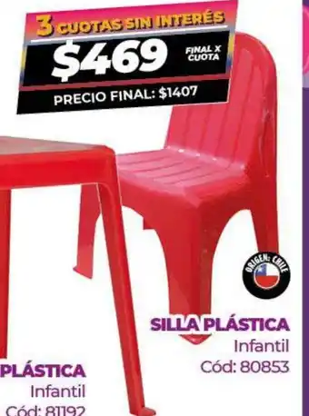 Diarco Silla plástica oferta