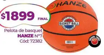 Diarco Pelota de Basquet Hanze oferta