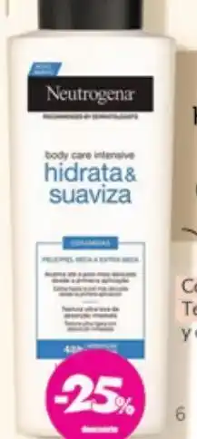 Farmacity Neutrogena crema corporal body care hidrata-suaviza 400 ml oferta