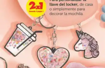 Farmacity Wav kids llavero transparente con bolitas formas oferta