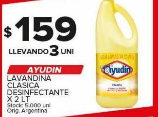 Carrefour Maxi Lavandina ayudin x 2l oferta