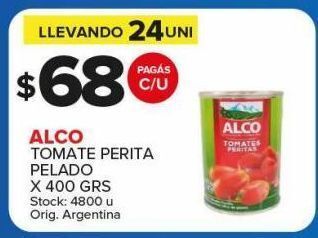 Carrefour Maxi Tomate perita pelado alco x 400g oferta