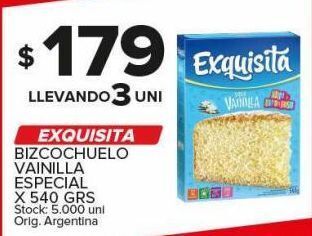 Carrefour Maxi Bizcochuelo exquisita x 540g oferta