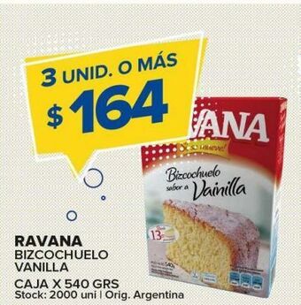 Carrefour Maxi Bizcochuelo ravana x 540g oferta