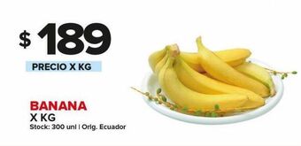 Carrefour Maxi Banana x kg oferta