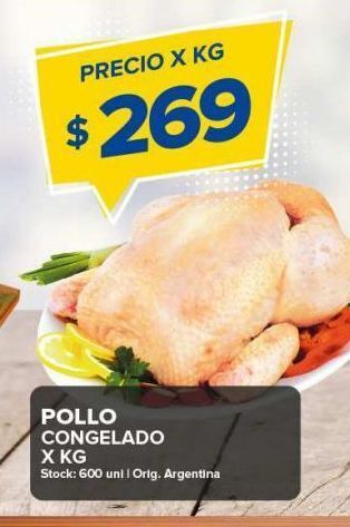 Carrefour Maxi Pollo congelado x kg oferta