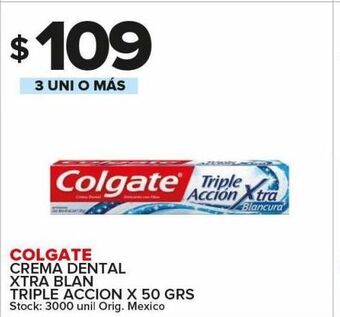 Carrefour Maxi Crema dental colgate x 50g oferta